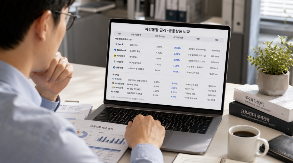 파킹통장 추천, 금리비교·장단점·예금차이·활용방법까지 총정리