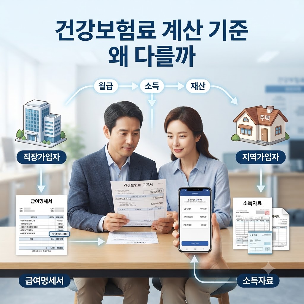 건강보험료 계산 기준이 달라지는 이유