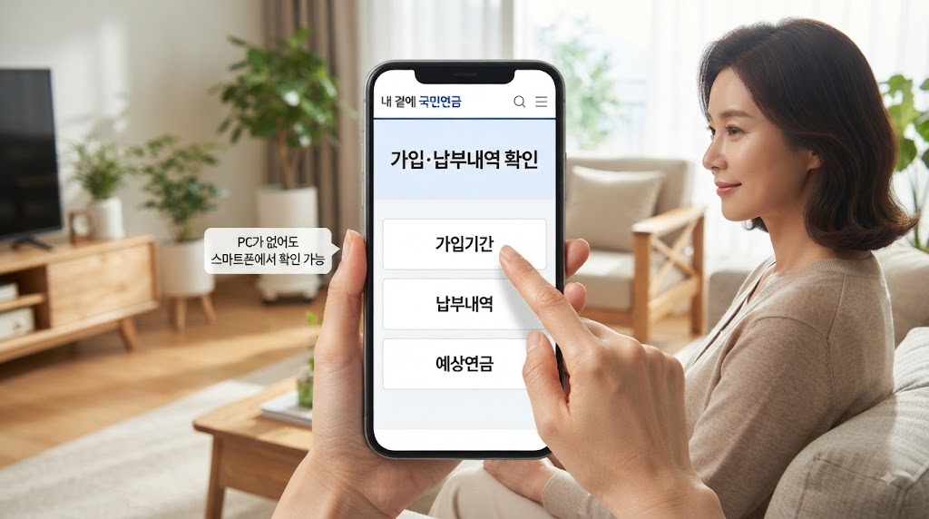 국민연금 가입내역 조회 방법