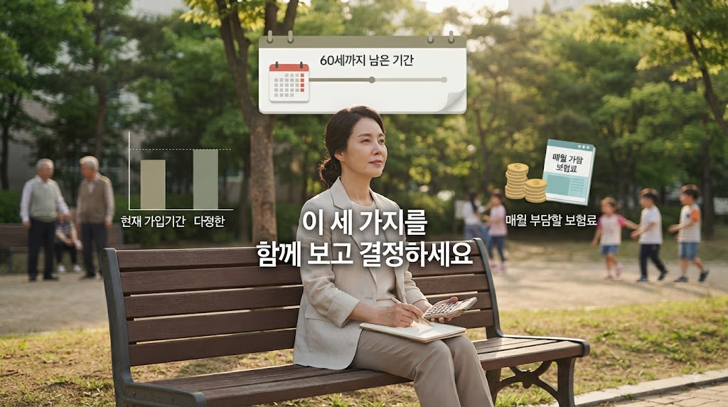 국민연금 임의가입 대상과 신청 방법