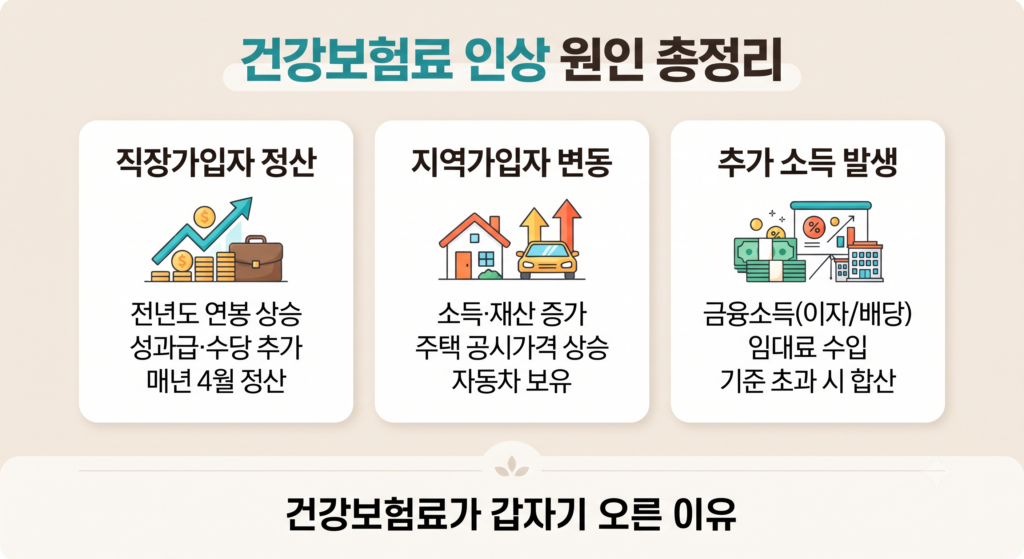 건강보험료 인상원인
