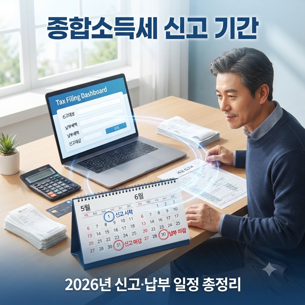 종합소득세 신고 기간 알아보는중