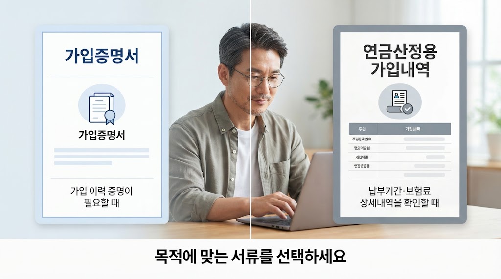 국민연금 가입내역 조회 방법