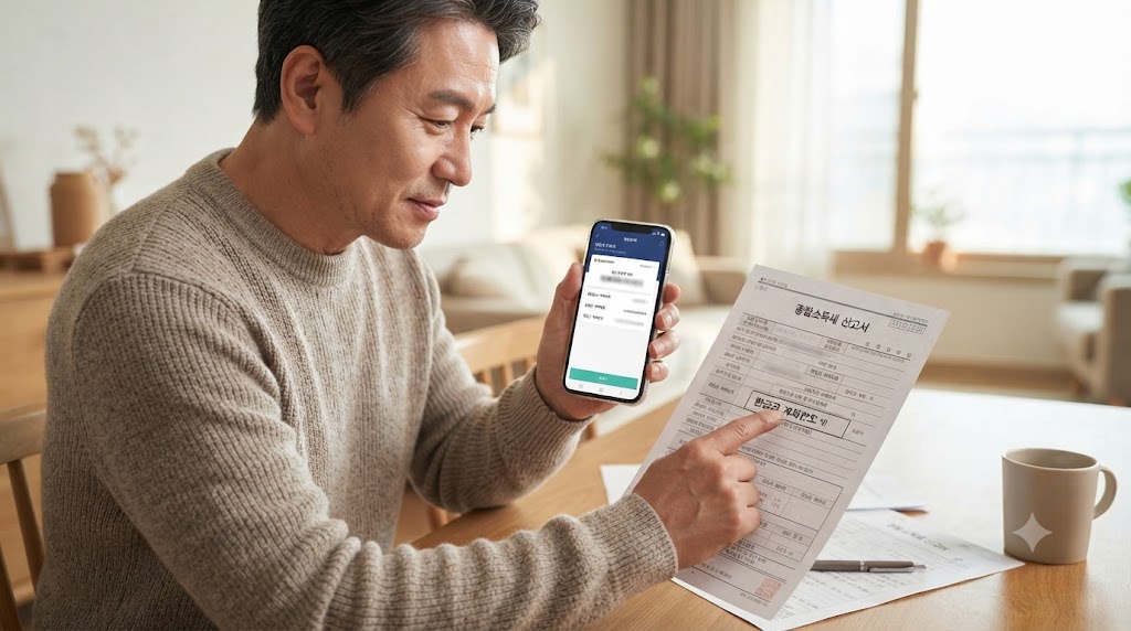종합소득세 환급금 조회 방법