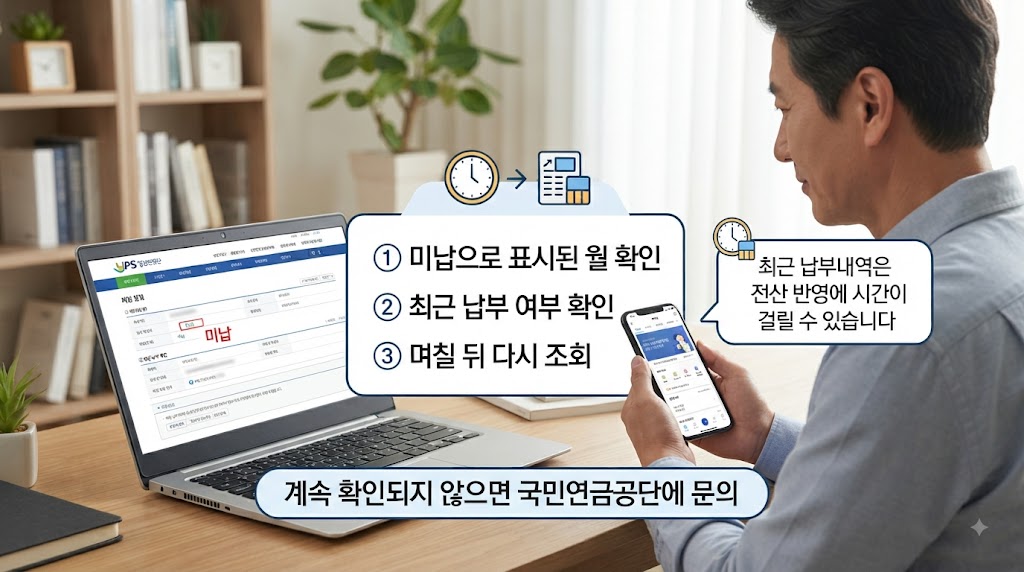 국민연금 가입내역 조회 방법