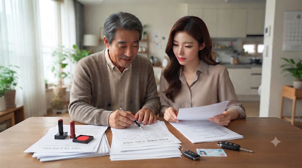 자동차 가족 간 명의이전 방법