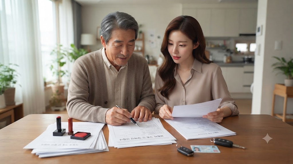 자동차 가족 간 명의이전 방법
