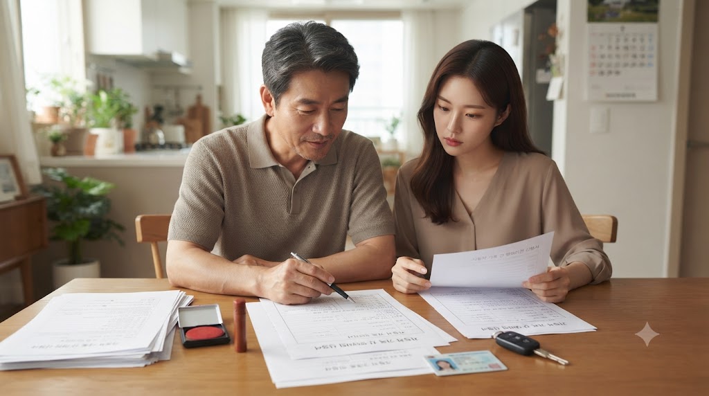 자동차 가족 간 명의이전 방법