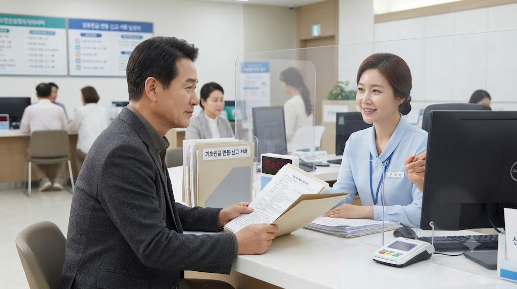 기초연금 재산기준, 재산이 바뀌었을 때 신고와 재산정 절차